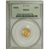 Image 3 : 1856 G$1 Slanted 5 MS66 PCGS