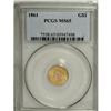 Image 3 : 1861 G$1 MS65 PCGS