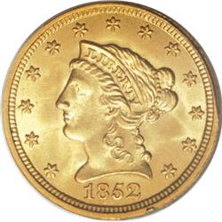 1852 $2 1/2 MS65 PCGS