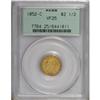 Image 1 : 1852-C $2 1/2 VF25 PCGS