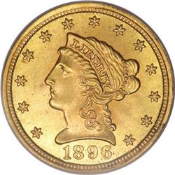 1896 $2 1/2 MS66 PCGS