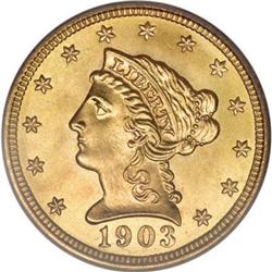 1903 $2 1/2 MS67 PCGS