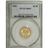 Image 3 : 1903 $2 1/2 MS67 PCGS