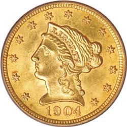 1904 $2 1/2 MS65 PCGS