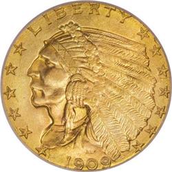 1909 $2 1/2 MS65 PCGS