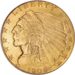1909 $2 1/2 MS65 PCGS