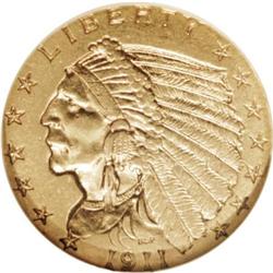 1911-D $2 1/2 AU58 NGC