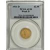 Image 3 : 1911-D $2 1/2 Weak D AU50 PCGS