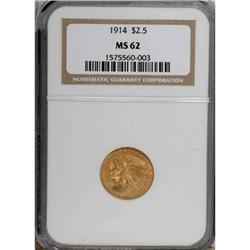 1914 $2 1/2 MS62 NGC