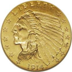 1914 $2 1/2 MS63 NGC