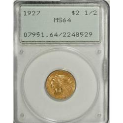 1927 $2 1/2 MS64 PCGS