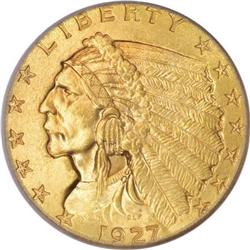 1927 $2 1/2 MS65 PCGS