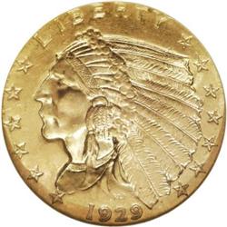 1929 $2 1/2 MS65 NGC