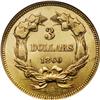 Image 2 : 1860 $3 MS60 NGC