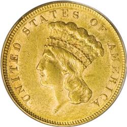 1862 $3 MS61 PCGS