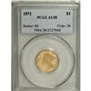 Image 3 : 1872 $3 AU58 PCGS