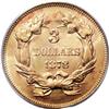 Image 2 : 1878 $3 MS64 PCGS