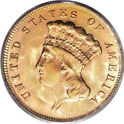 1878 $3 MS64 PCGS