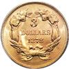 Image 2 : 1878 $3 MS64 PCGS