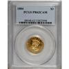 Image 3 : 1884 $3 PR62 Cameo PCGS