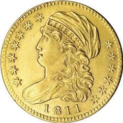 1811 $5 Small 5 MS60 Uncertified