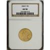 Image 3 : 1844-C $5 AU58 NGC