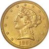 Image 1 : 1895-S $5 MS61 NGC
