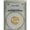 Image 1 : 1907 $5 MS64 PCGS
