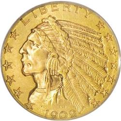1909 $5 MS64 PCGS