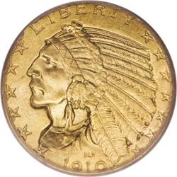 1910 $5 MS64 PCGS