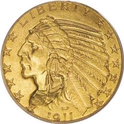1911 $5 MS64 PCGS