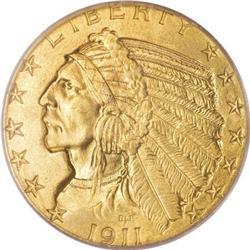 1911 $5 MS64 PCGS