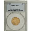 Image 3 : 1911-S $5 MS62 PCGS