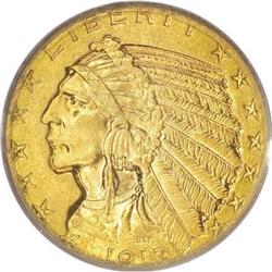 1913 $5 MS64 PCGS