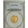 Image 3 : 1913 $5 MS64 PCGS