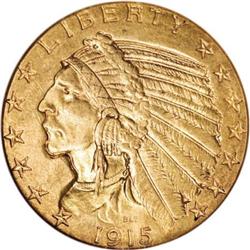 1915-S $5 MS61 NGC