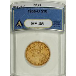 1856-O $10 XF45 ANACS