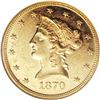 Image 1 : 1870 $10 AU55 NGC.