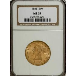 1883 $10 MS63 NGC