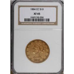 1884-CC $10 XF45 NGC