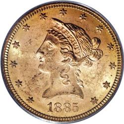 1885-S $10 MS63 PCGS
