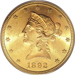 1892-S $10 MS63 PCGS