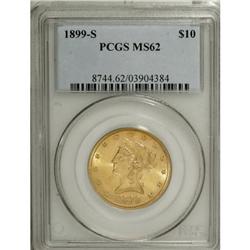 1899-S $10 MS62 PCGS
