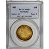Image 1 : 1907 $10 No Periods MS62 PCGS