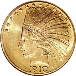 1910 $10 MS64 NGC