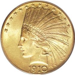 1910 $10 MS64 PCGS