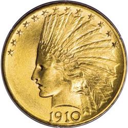 1910-D $10 MS64 PCGS