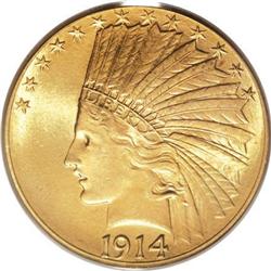 1914 $10 MS65 PCGS