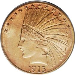 1915-S $10 AU58 PCGS