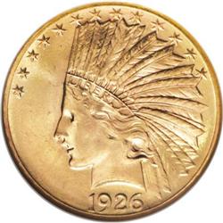 1926 $10 MS65 NGC